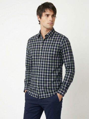 Coupe regular Chemise DESOTO en vert : devant