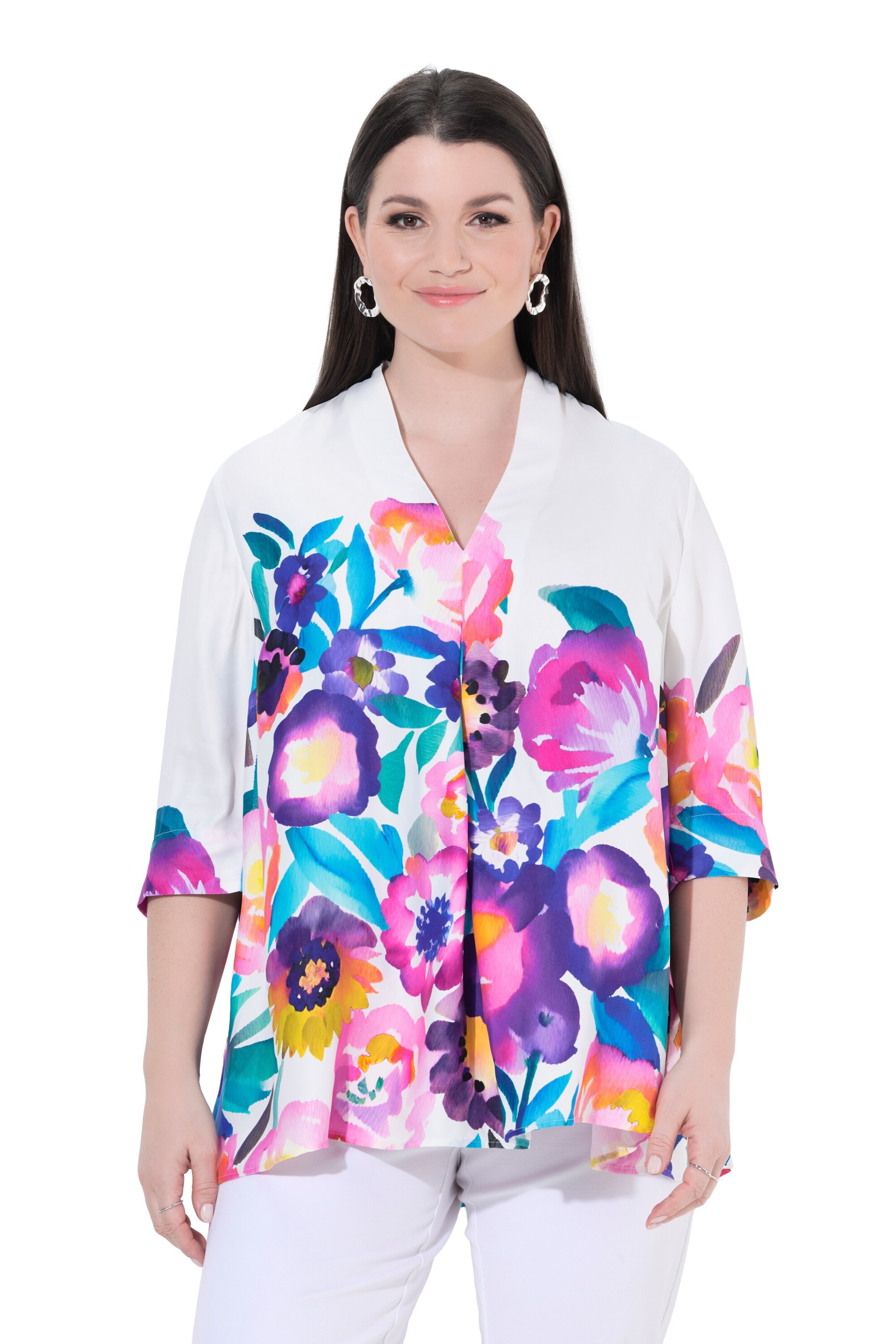 Ulla Popken Tunic in Mixed colours: front