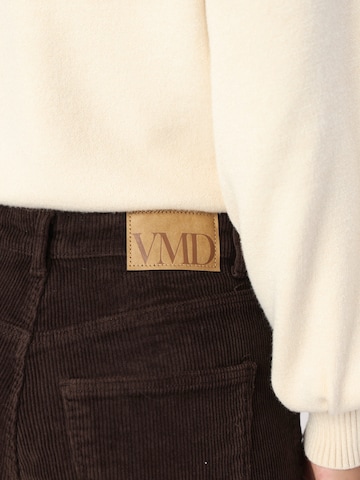 Vero Moda Petite Wide leg Broek 'VMTESSA' in Bruin