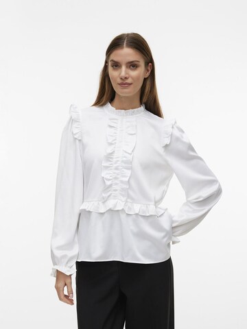 VERO MODA Bluse i hvid: forside