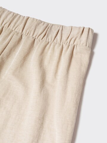 MANGO Szeroka nogawka Spodnie 'CINTIA' w kolorze brązowy