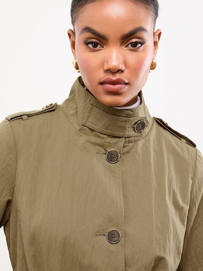 Lipsy Overgangsfrakke i khaki, Produktvisning