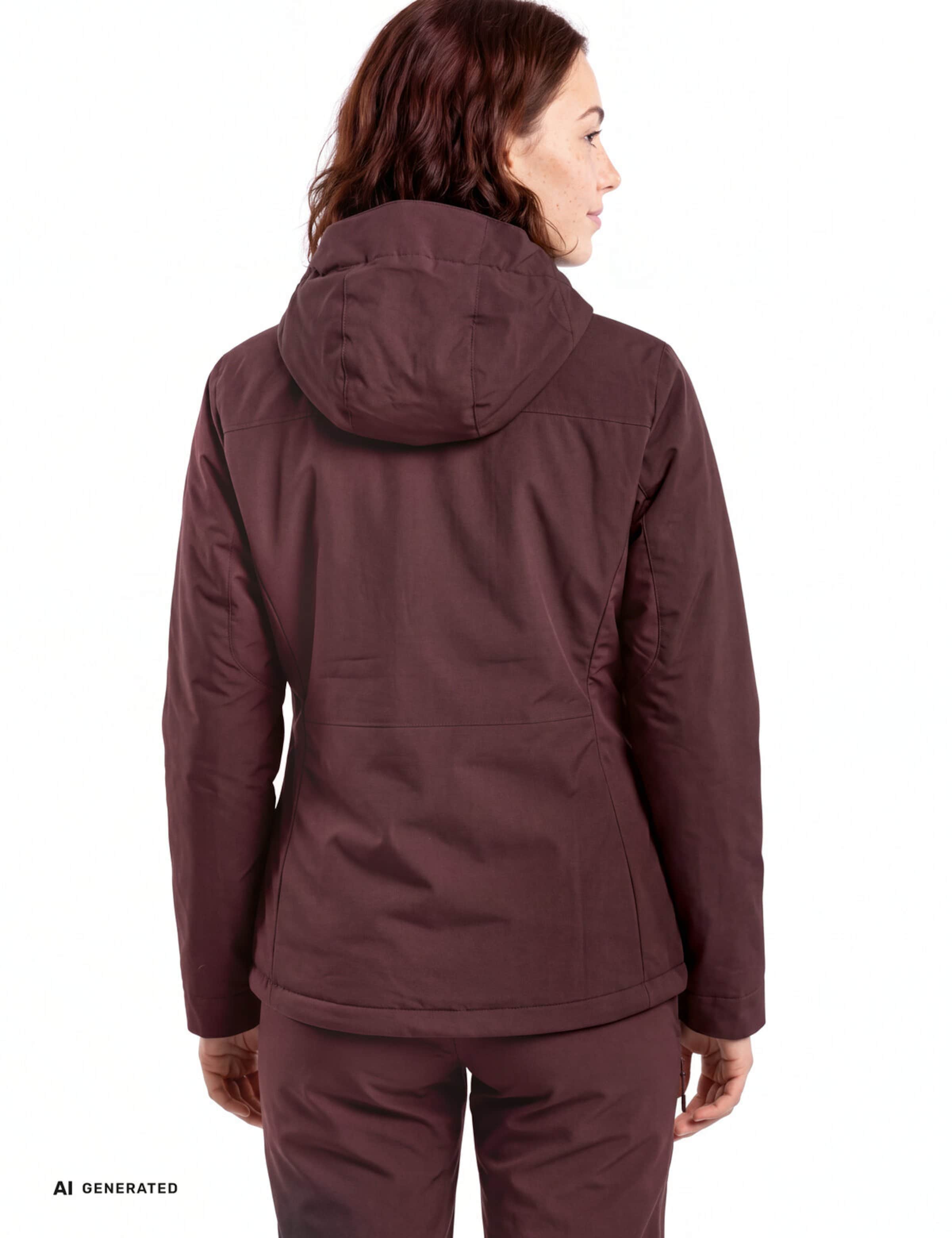 VAUDE Morkon Wool-lined Jacket in Rot