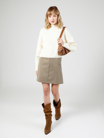 VILA Skirt in Brown