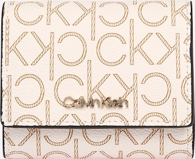 Piniginė 'TRIFOLD' iš Calvin Klein , spalva - kremo / ruda, Prekių apžvalga