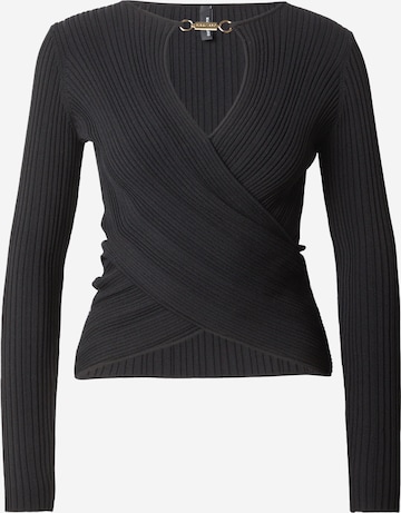 Pulover 'LIMA' de la GUESS by Marciano pe negru: față