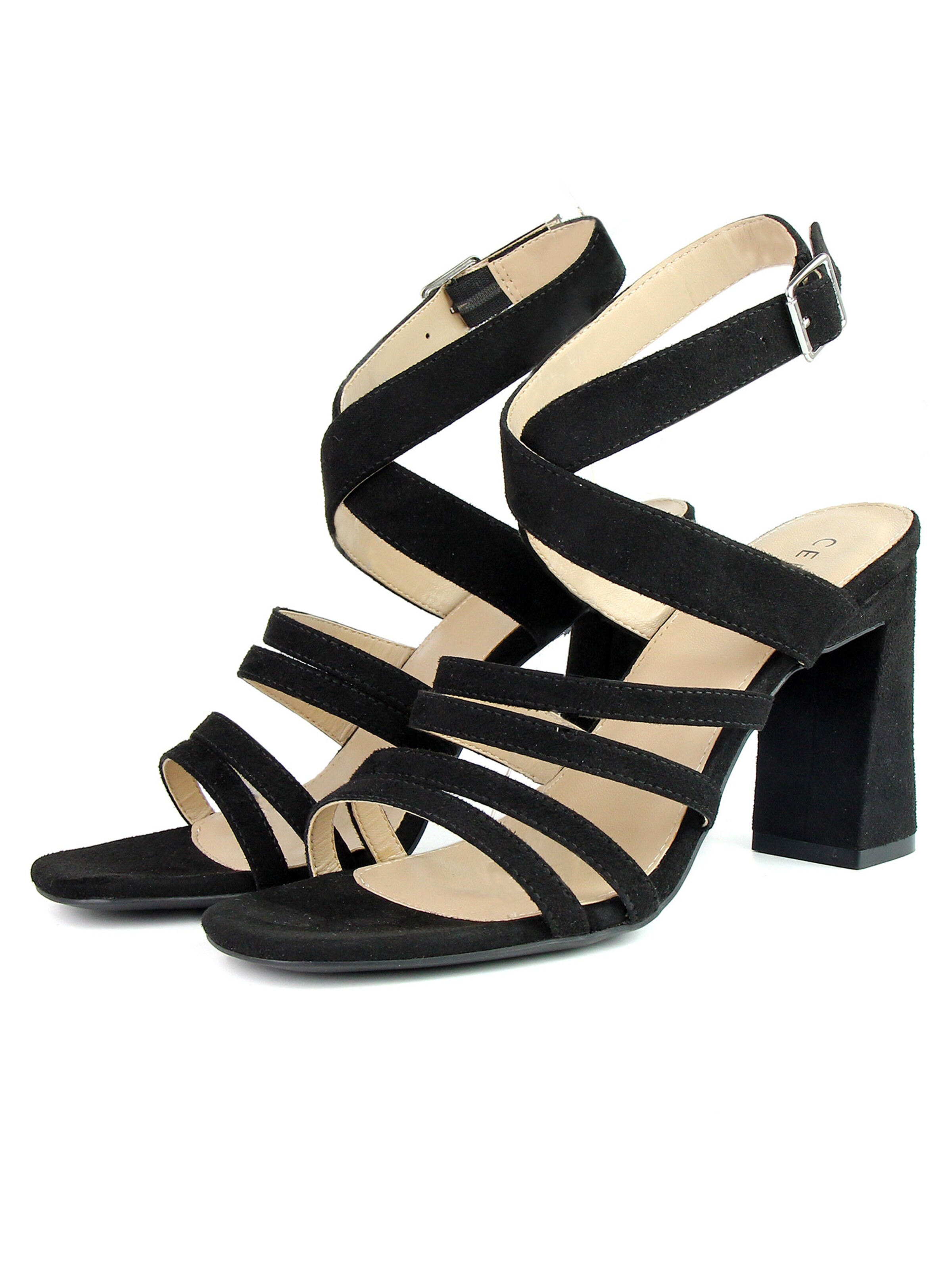 Celena Strap sandal 'Cecily' in Black