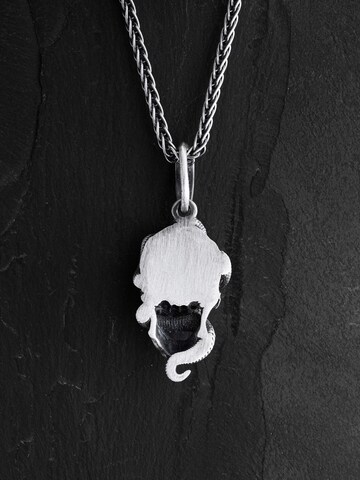 Pendentif 'SKULL AND SNAKE' REYTEL en argent
