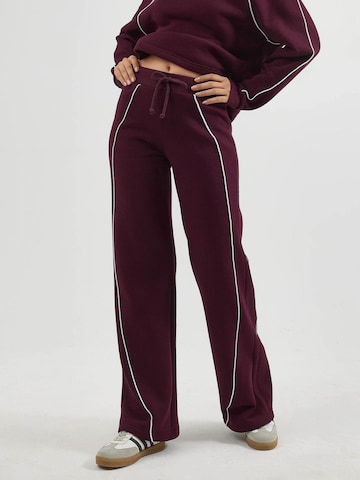 Busem Loosefit Broek in Rood