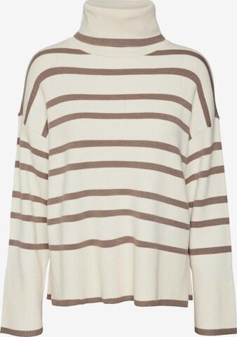 VERO MODA Trui 'SABA' in Beige: voorkant