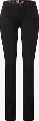 STREET ONE Slimfit Jeans in Schwarz: predná strana