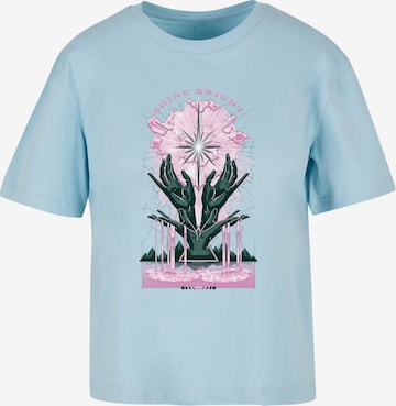 T-shirt 'Shine Bright' Mister Tee en bleu : devant