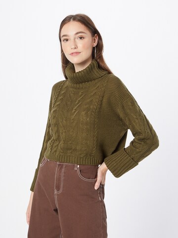 BRAVE SOUL Sweater 'JEN' in Green: front