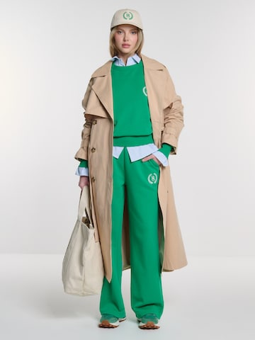 BIG STAR Wide leg Pants ' PEKINA ' in Green