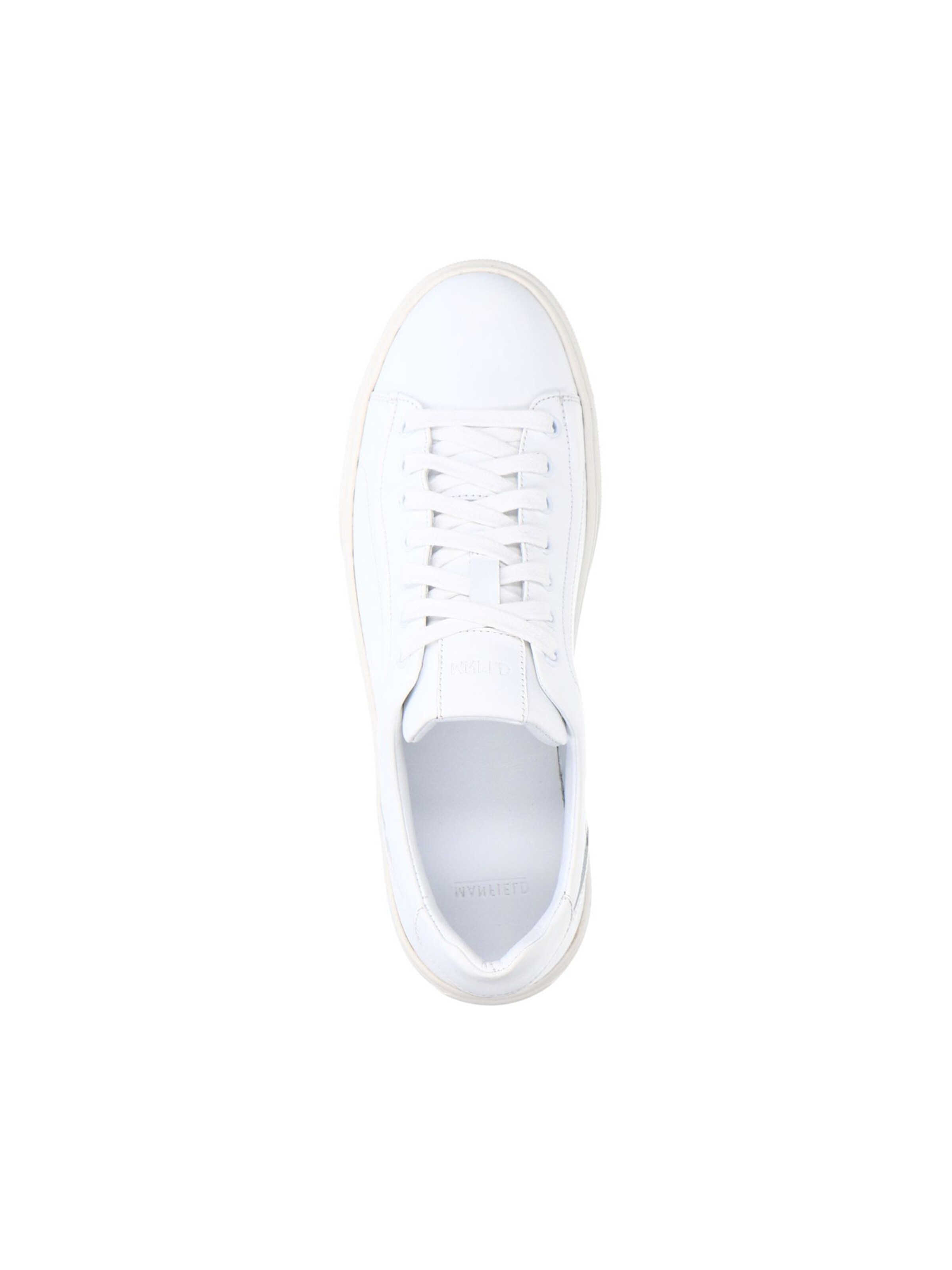 MANFIELD Sneakers laag in Wit