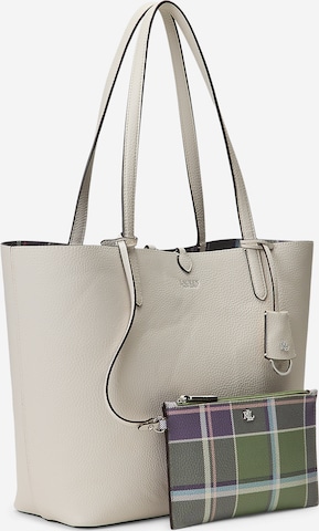 balta Lauren Ralph Lauren Pirkinių krepšys: priekis