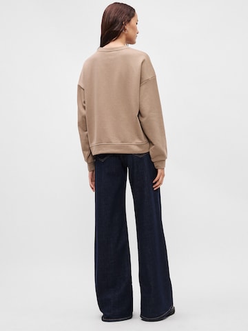 Sweat-shirt 'Mela Briena' MSCH COPENHAGEN en marron