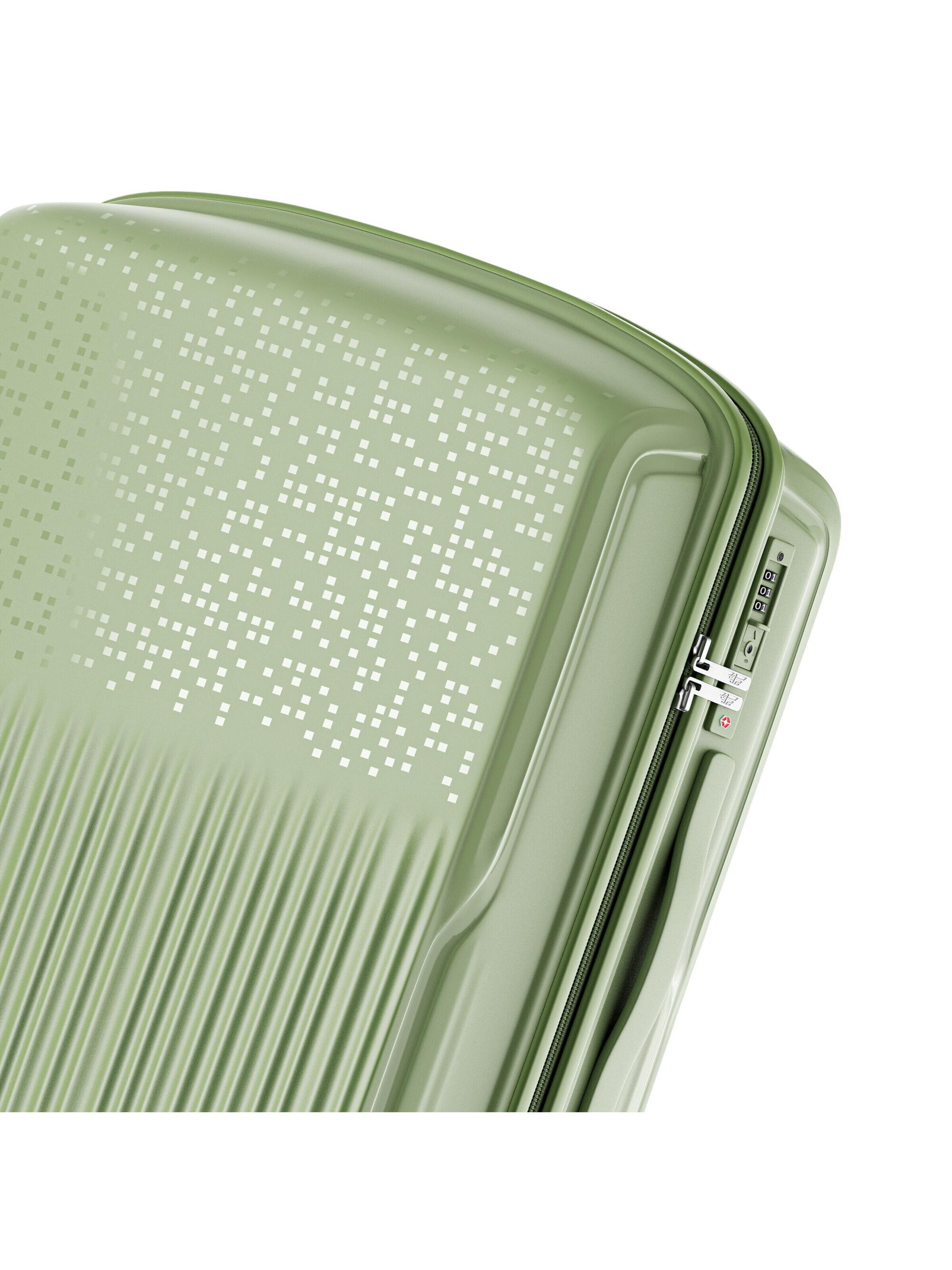 4FLY Suitcase Set 'Pixel' in Green