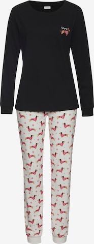 LASCANA - Pijama en negro: frente