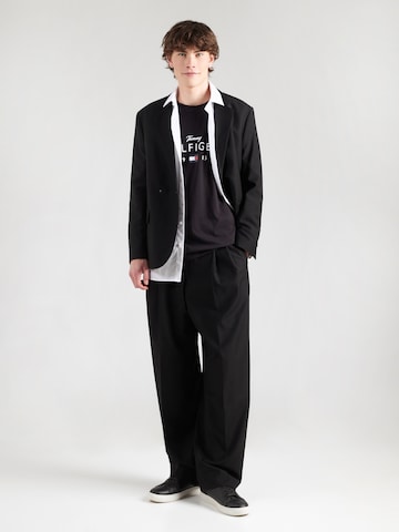 T-Shirt 'BRAND LOVE' TOMMY HILFIGER en noir