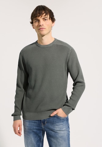 Street One MEN Pullover in Grün: Vorderseite