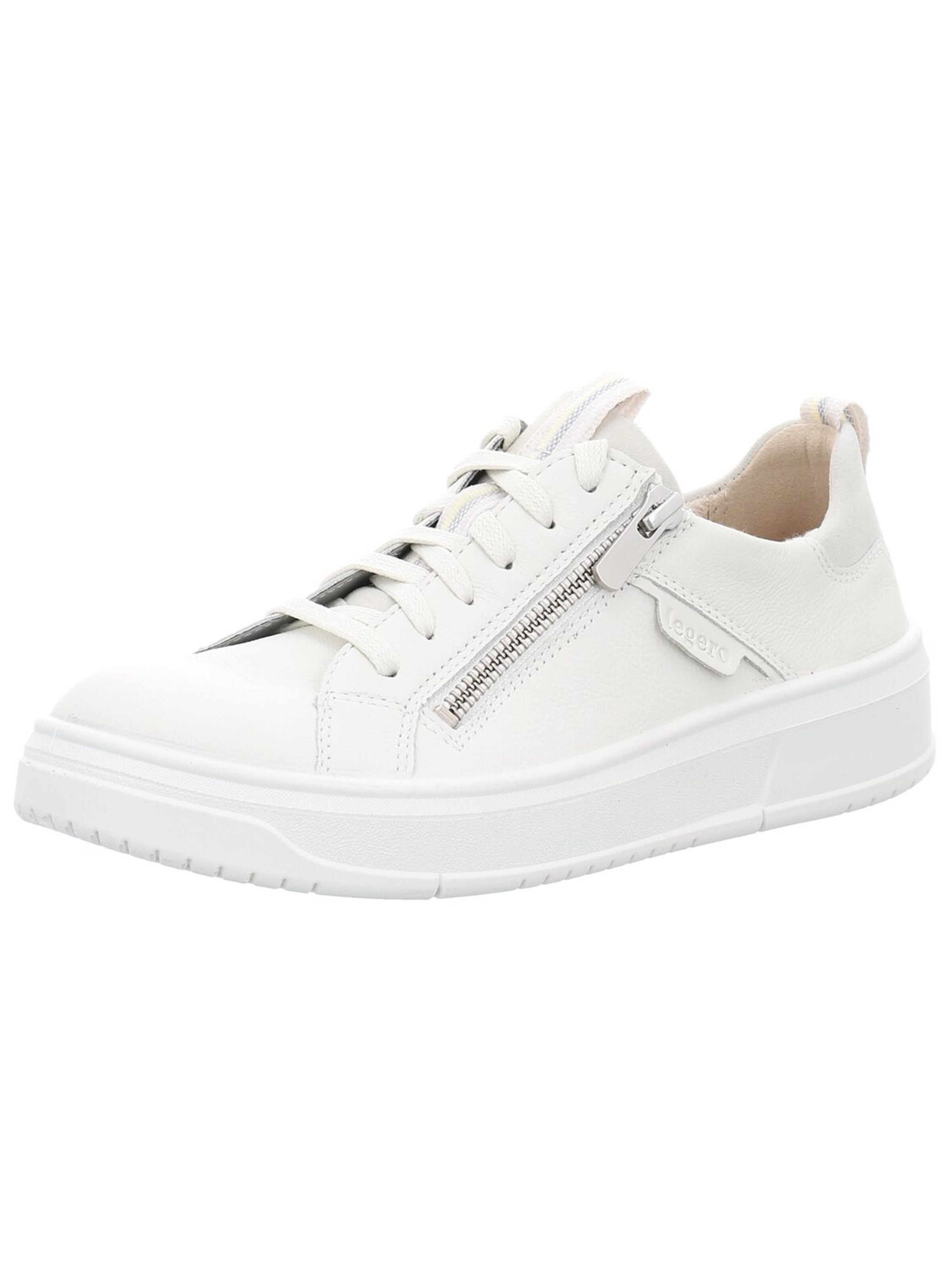 Legero Athletic Lace-Up Shoes in White: front