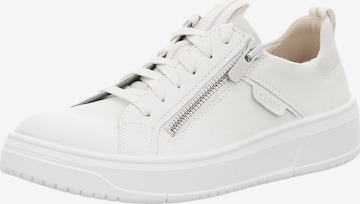 Legero Athletic Lace-Up Shoes in White: front