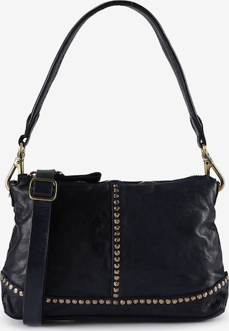 Campomaggi Schultertasche 'Pamela' in Blau: Vorderseite