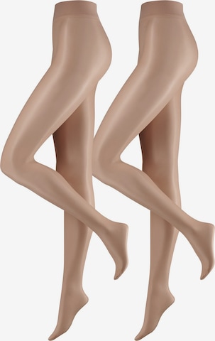 camano Tights in Brown: front