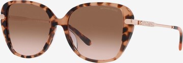 Michael Kors - Gafas de sol 'FLATIRON' en marrón: frente