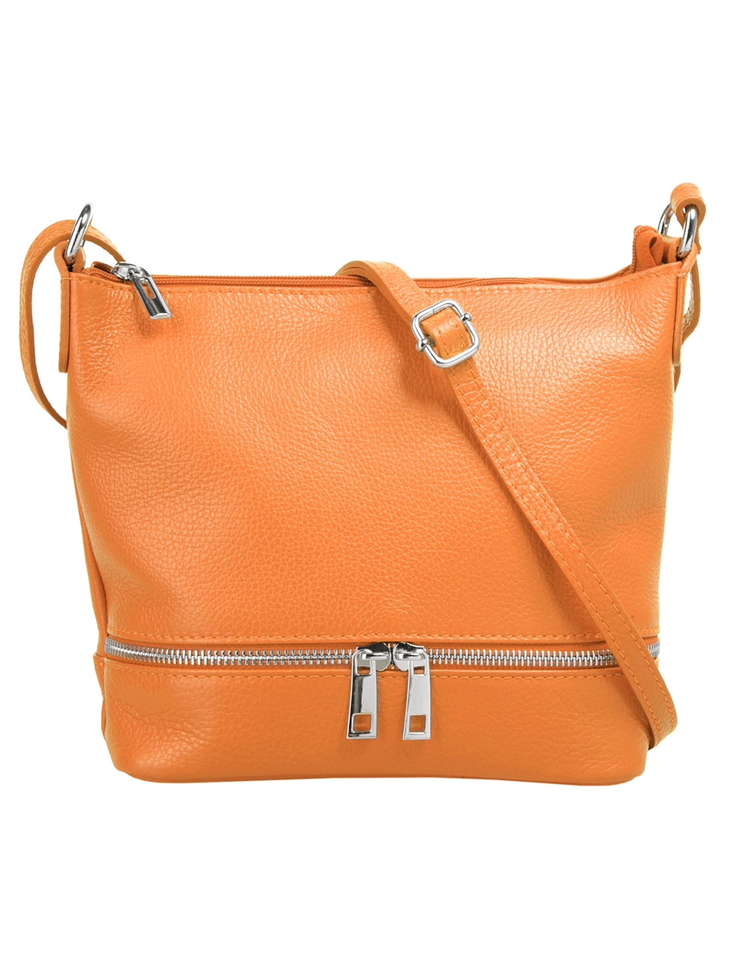 Cluty Crossbody Bag in Orange: front
