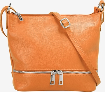 Cluty Crossbody Bag in Orange: front