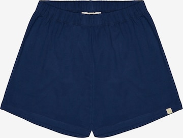 greenjama Pyjamahose 'Jersey' in Blau: Vorderseite