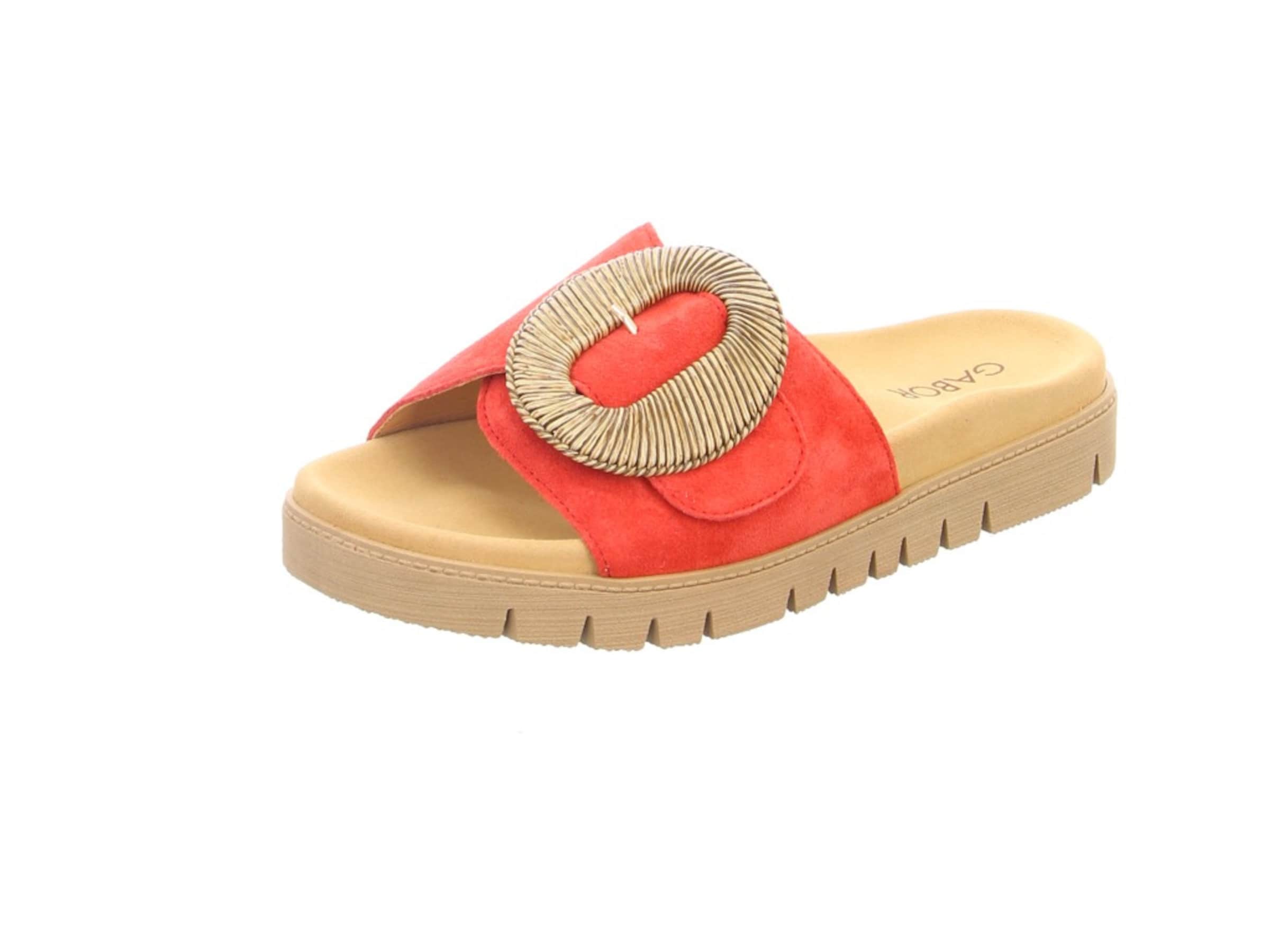 GABOR Pantolette in Orange: Vorderseite