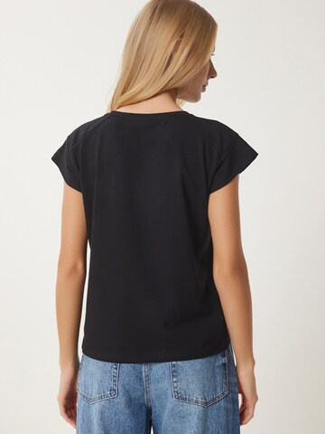 Happiness İstanbul Μπλουζάκι σε μαύρο