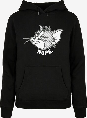 ABSOLUTE CULT Sweatshirt 'Tom and Jerry - Nope' in Black: front