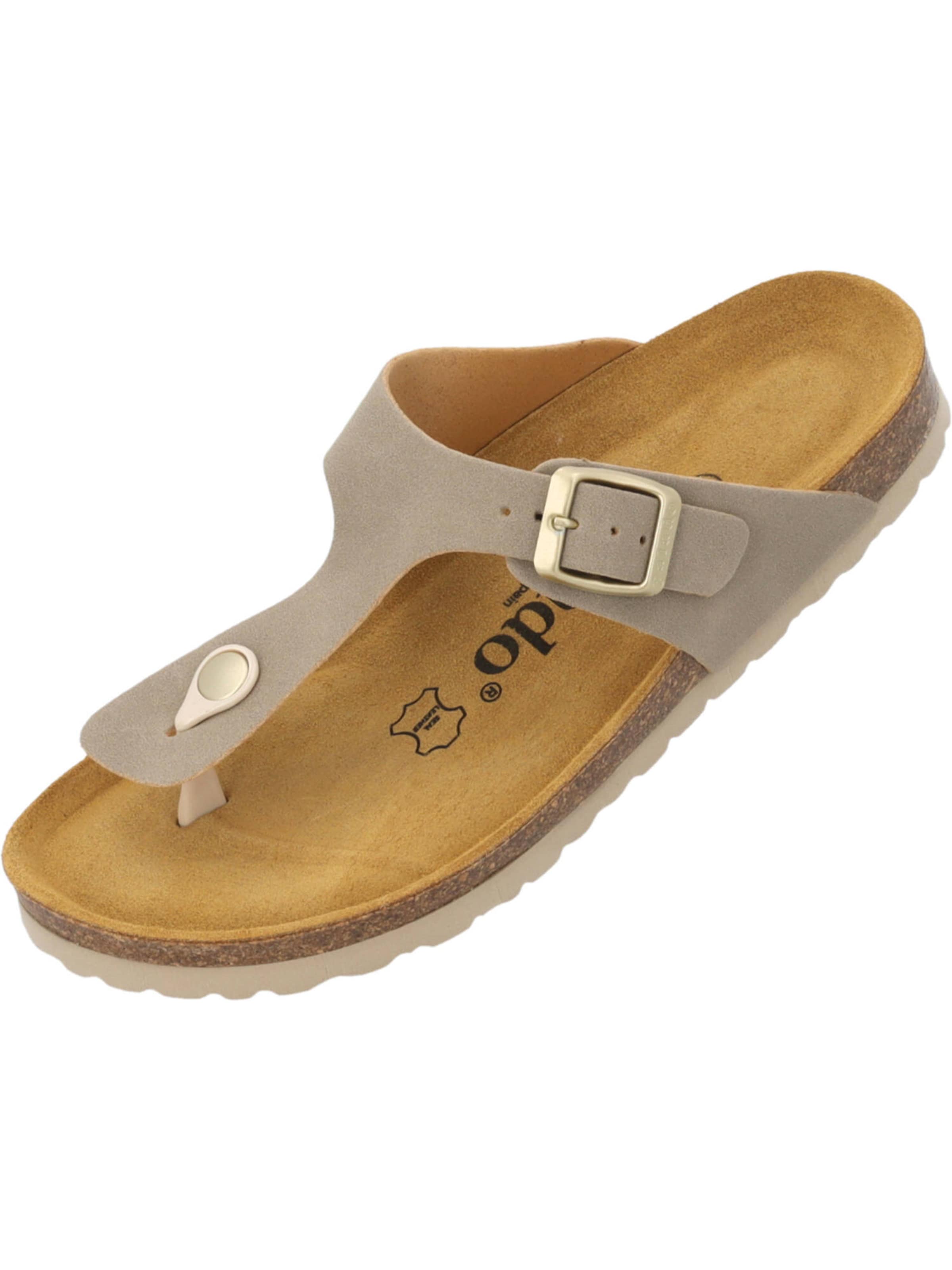 Tongs Palado en beige : devant