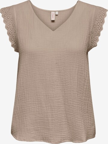 Camicia da donna 'Thyra' di ONLY in grigio: frontale