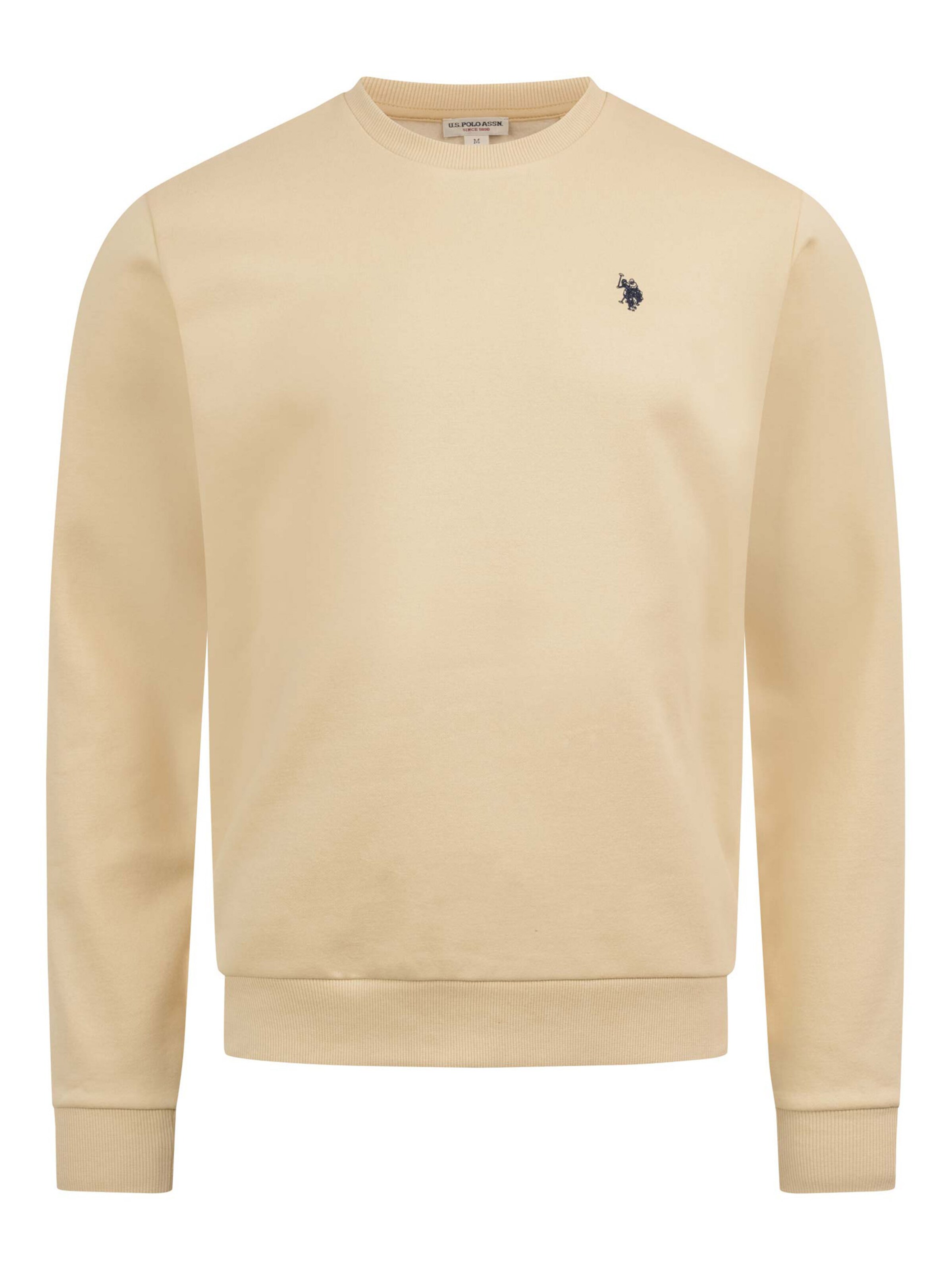 U.S. POLO ASSN. Sweatshirt in Beige: front