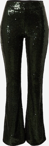 EDITED Flared Παντελόνι 'Zelinda' σε πράσινο: μπροστά