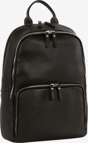 LEONHARD HEYDEN Backpack 'Montpellier' in Black: front