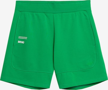Regular Pantaloni sport de la 4F pe verde: față