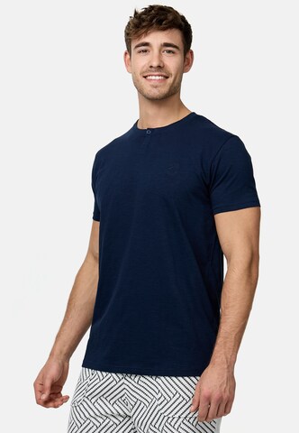 T-Shirt ' Ansel ' INDICODE JEANS en bleu