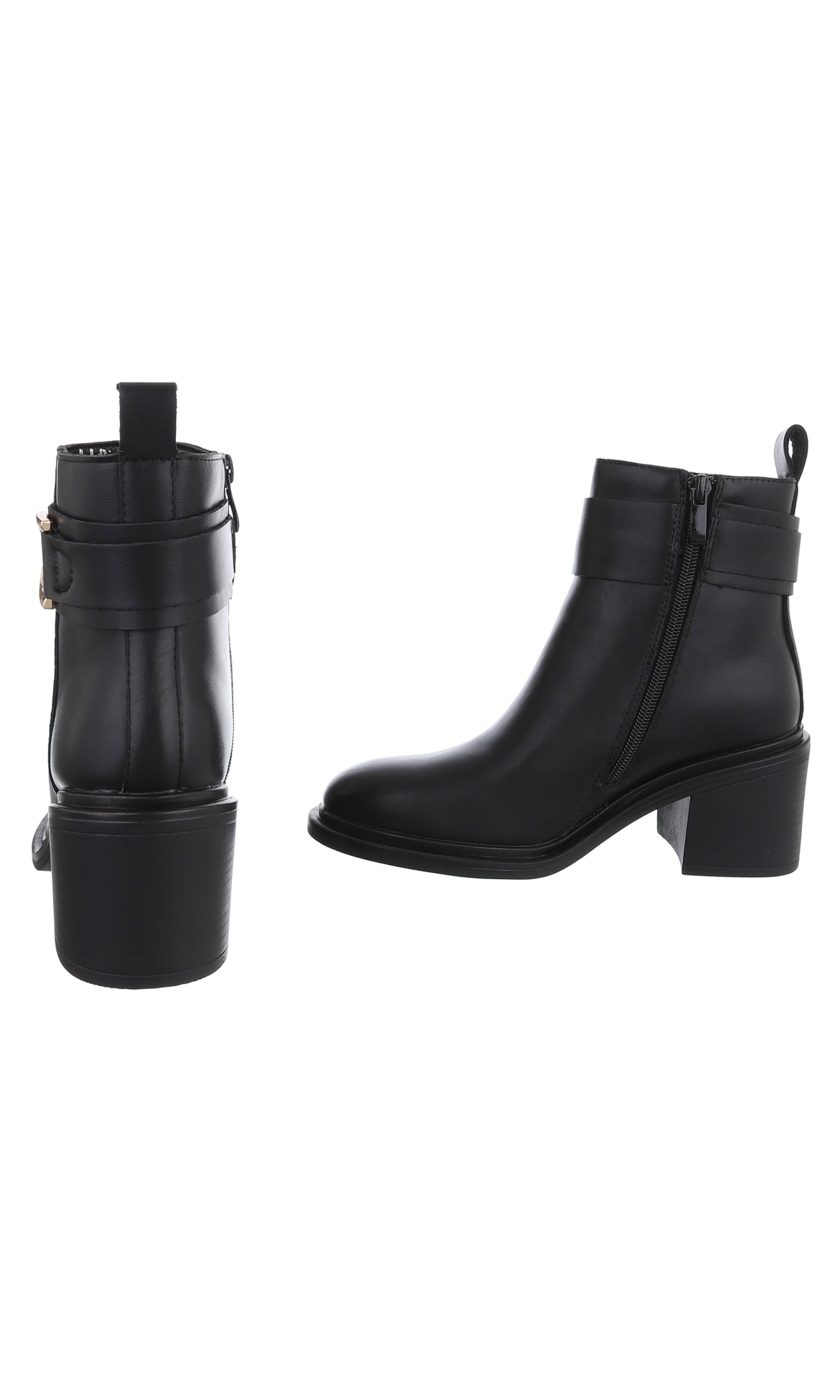 Ital-Design Stiefelette in Schwarz