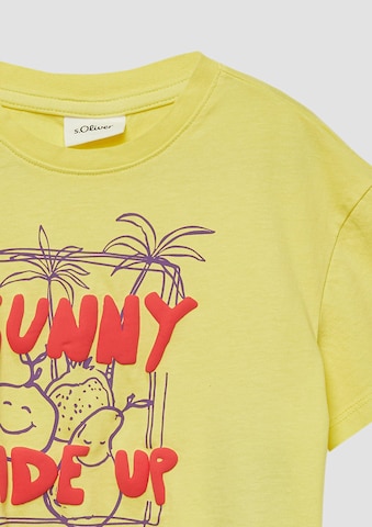 s.Oliver Shirt in Geel