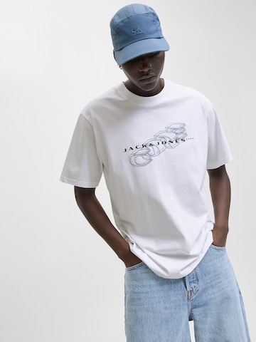 JACK & JONES Shirt 'JCOFUSION' in Wit