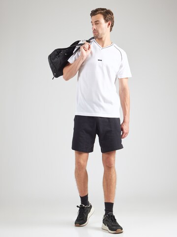 T-Shirt fonctionnel BOSS en blanc
