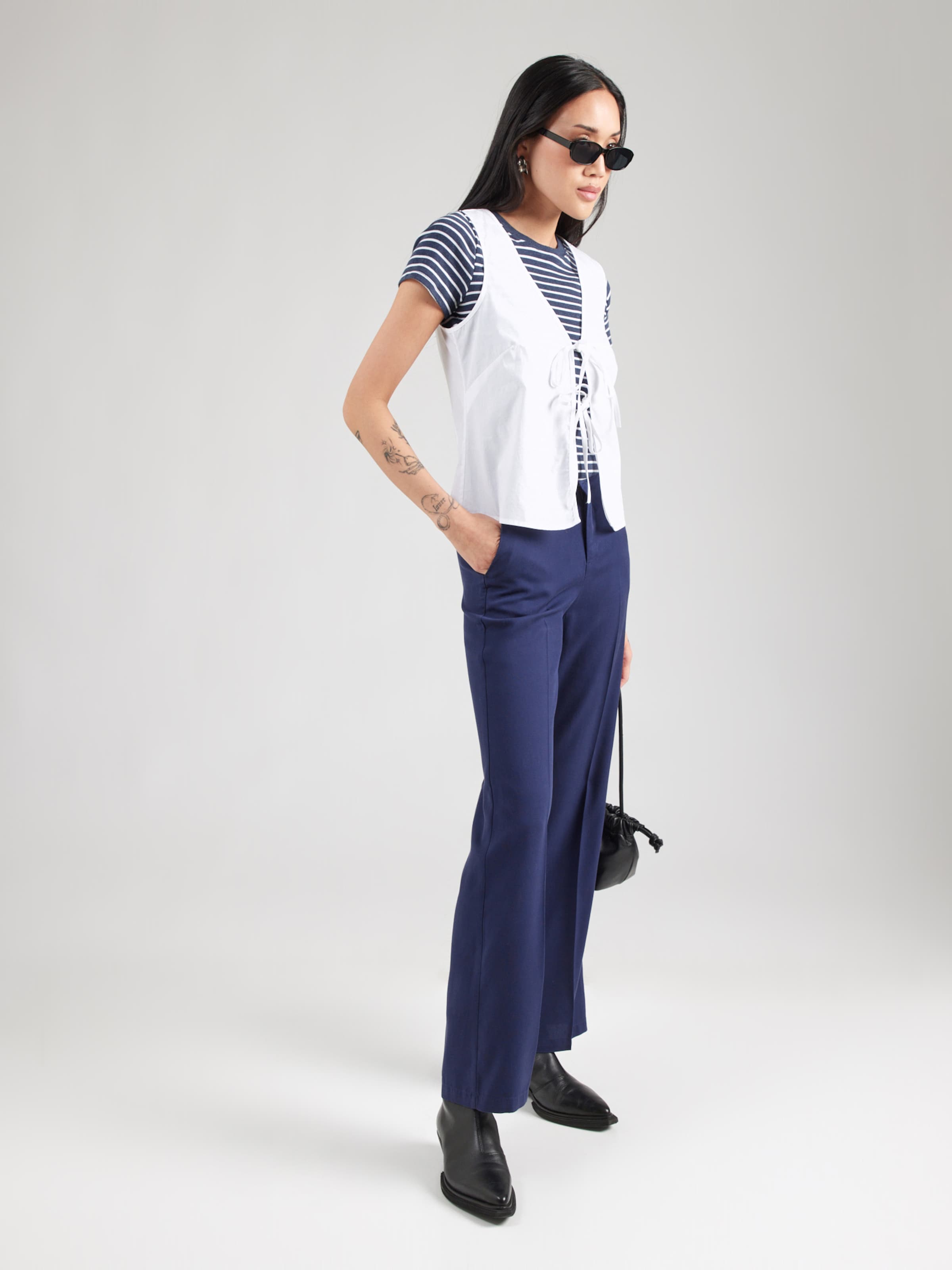 United Colors Of Benetton Pantalones Para Mujer 4AC6574X5 Pantalón, Azul Oscuro Denim 905, 6