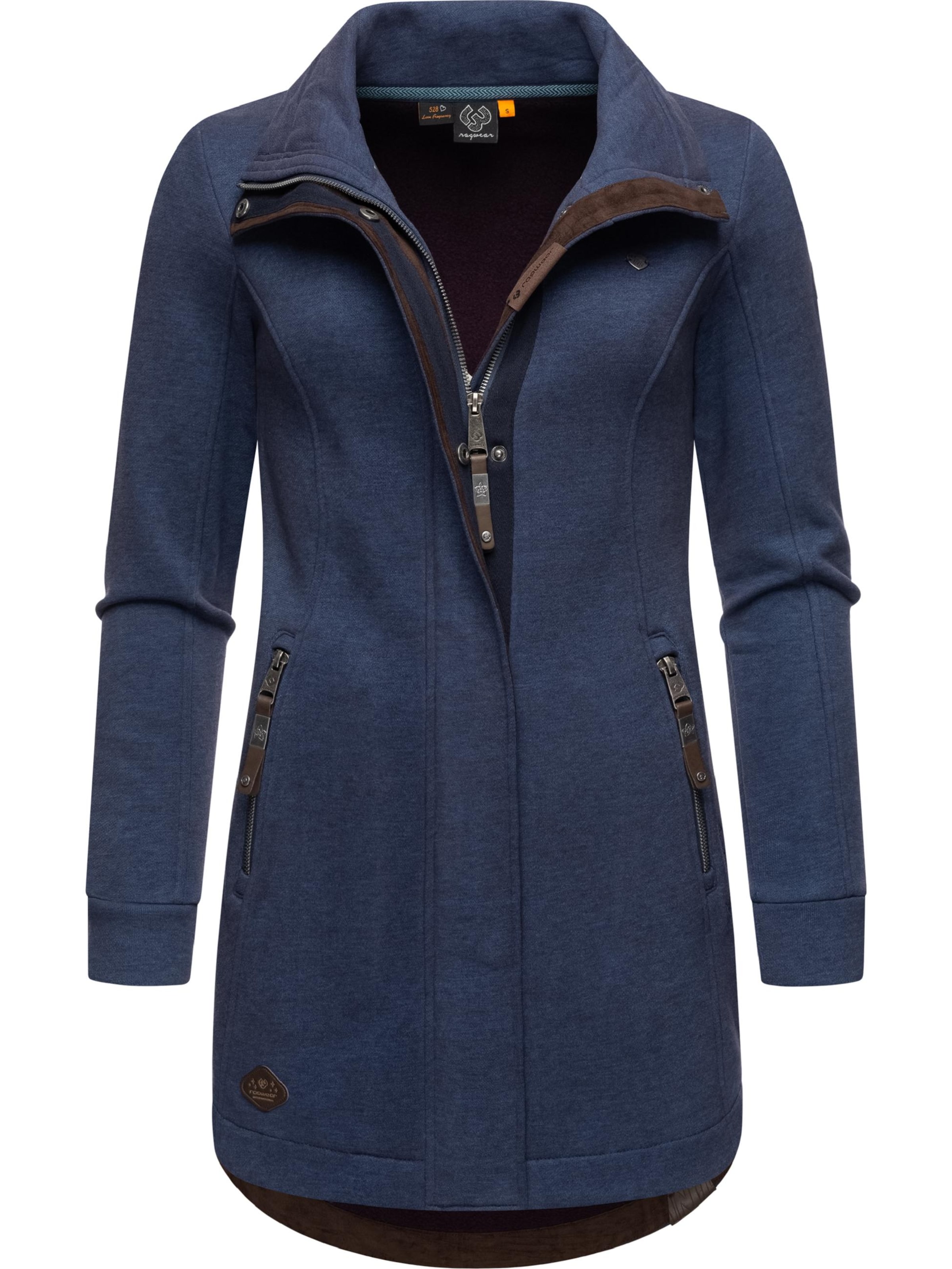 Ragwear Sweatjakke &#x27;Letrice&#x27; i blå: forside