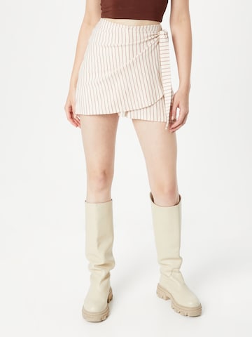 ABOUT YOU Rok 'Paola' in Beige: voorkant